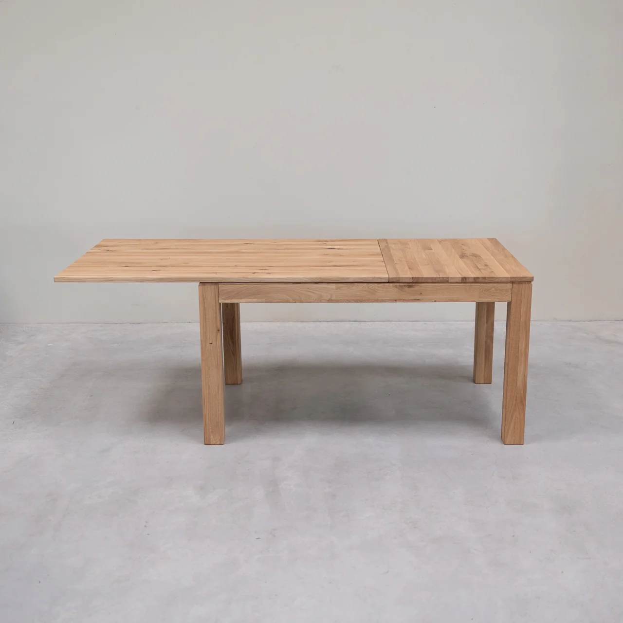 Mesa extensible de comedor de madera maciza de roble L2 | NordicStory - Image 5