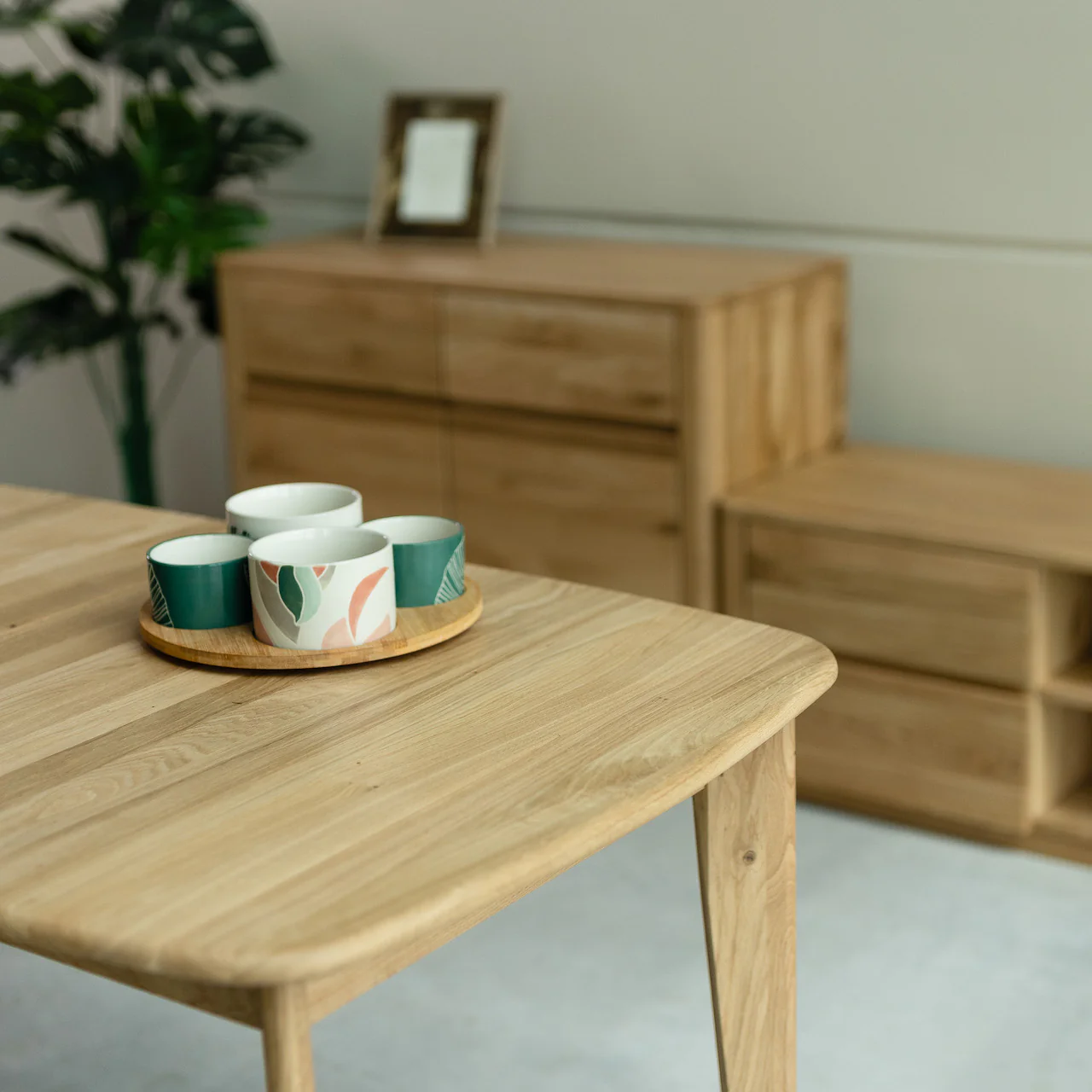 Mesa extensible de comedor de madera maciza de roble Monty | NordicStory - Image 13