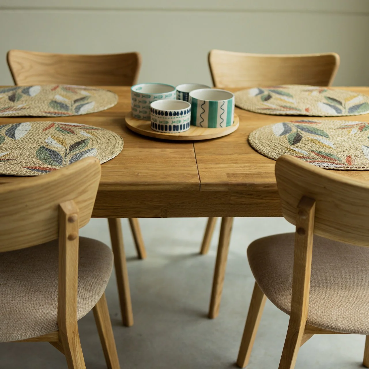 Mesa extensible de comedor de madera maciza de roble Monty | NordicStory - Image 9