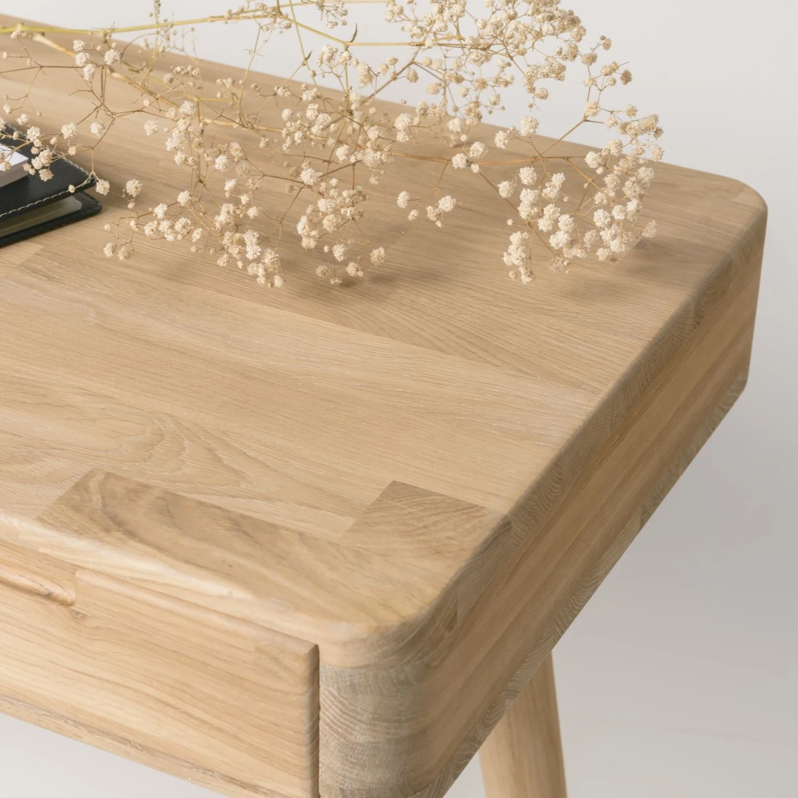 Mesa escritorio tocador de madera maciza de roble Escandi | NordicStory - Image 11