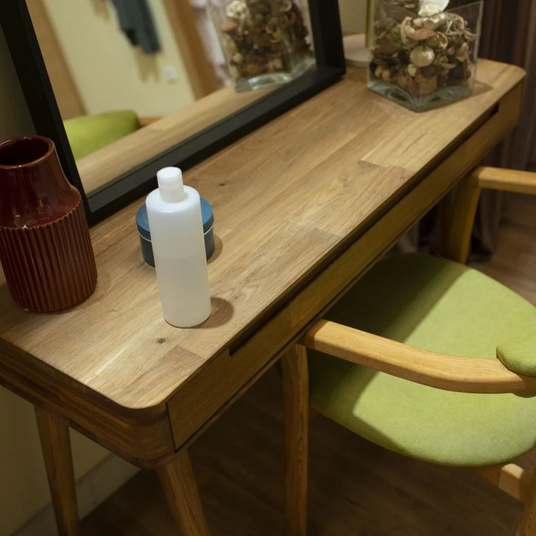 Mesa escritorio tocador de madera maciza de roble Escandi | NordicStory - Image 14