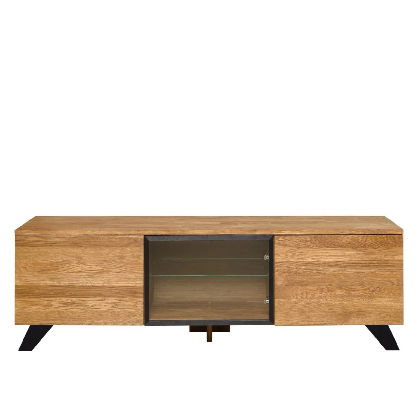 Mueble de TV de madera maciza de roble Moritz | NordicStory - Image 7