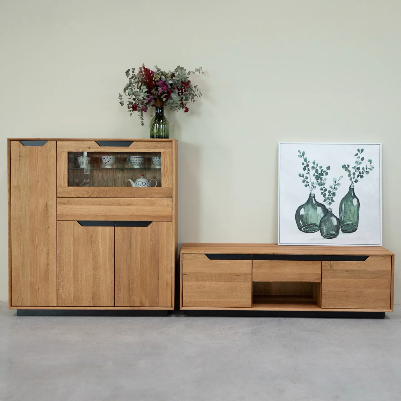 Mueble de TV de madera maciza roble Bremen | NordicStory - Image 5