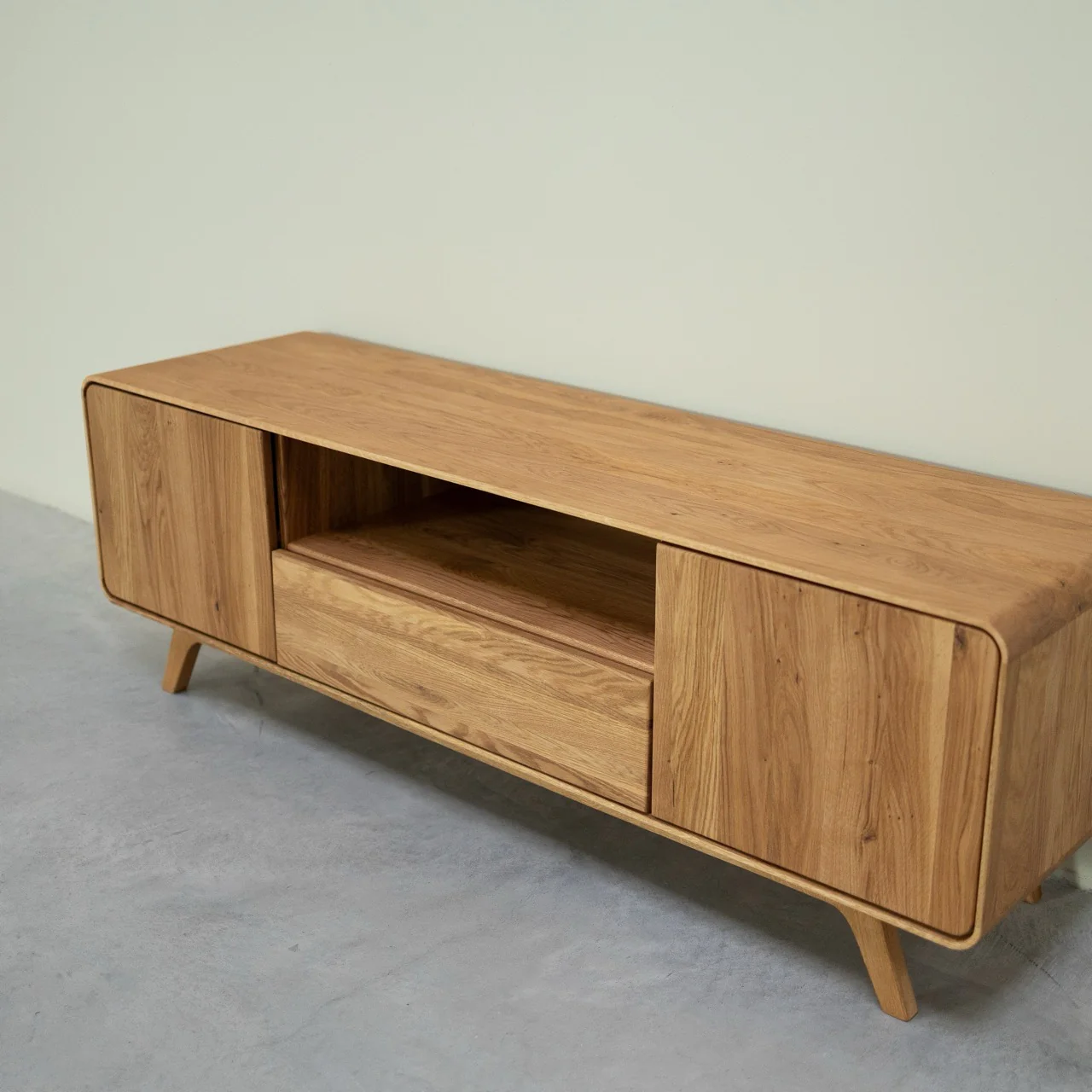 Mueble de TV de madera maciza roble Geneva 1 | NordicStory - Image 7
