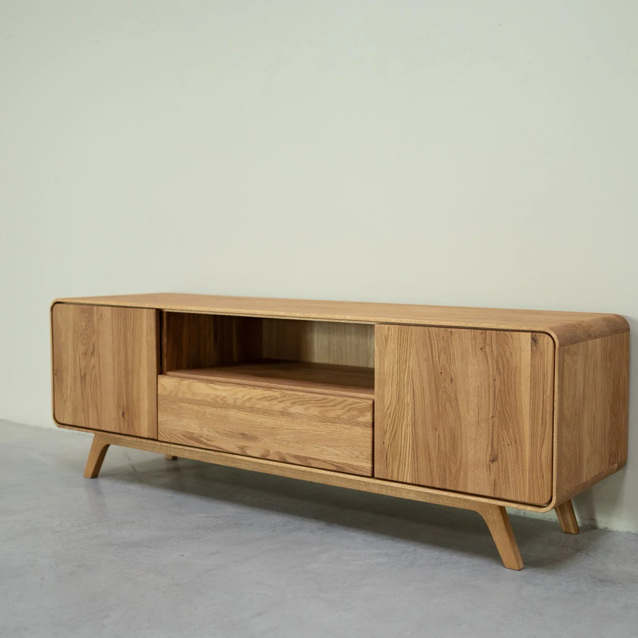 Mueble de TV de madera maciza roble Geneva 2 | NordicStory - Image 6