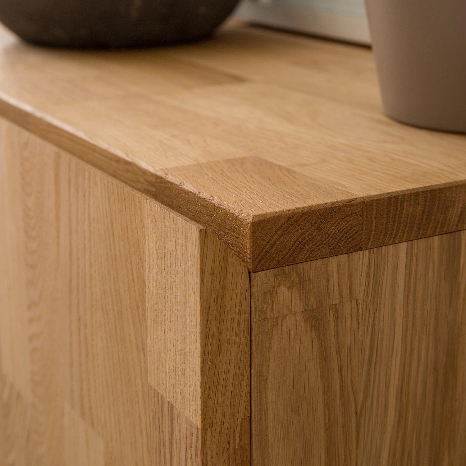 Mueble de TV de madera maciza de roble Wardi | NordicStory - Image 6