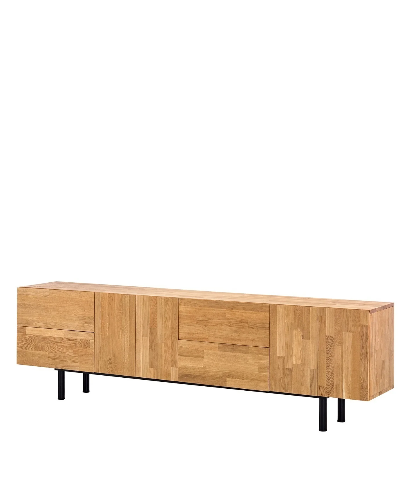 Mueble de TV de madera maciza de roble Wardi | NordicStory - Image 9