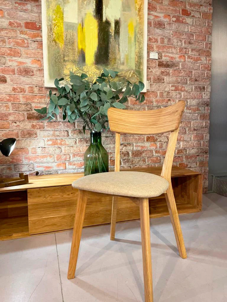 Pack de 2 o 4 Sillas de Comedor de Madera Maciza de Roble Diana Beige | NordicStory - Image 8