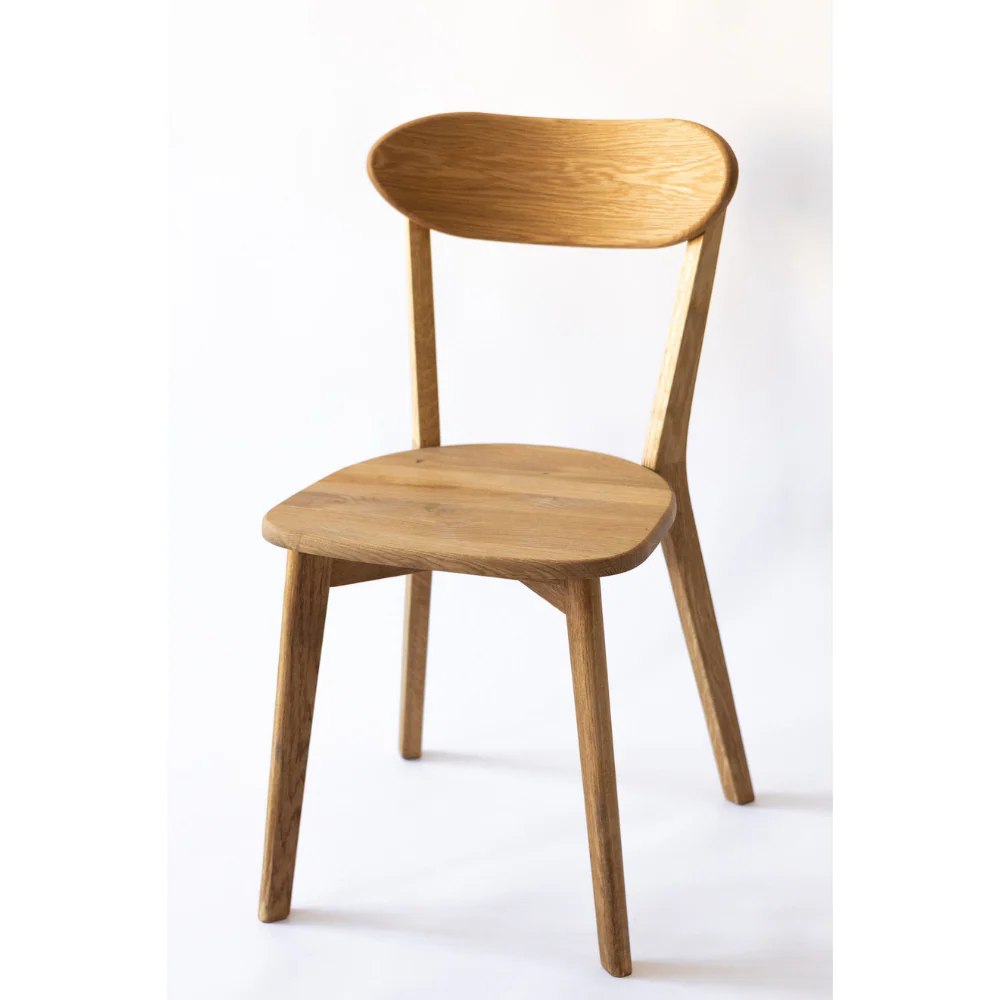 Pack de 2 o 4 Sillas de Comedor de Madera Maciza de Roble Isku | NordicStory - Image 11
