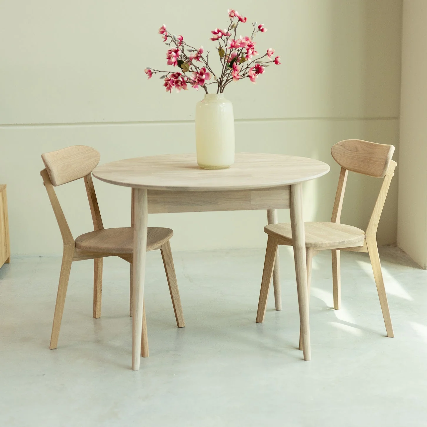 Pack de 2 o 4 Sillas de Comedor de Madera Maciza de Roble Isku | NordicStory - Image 19