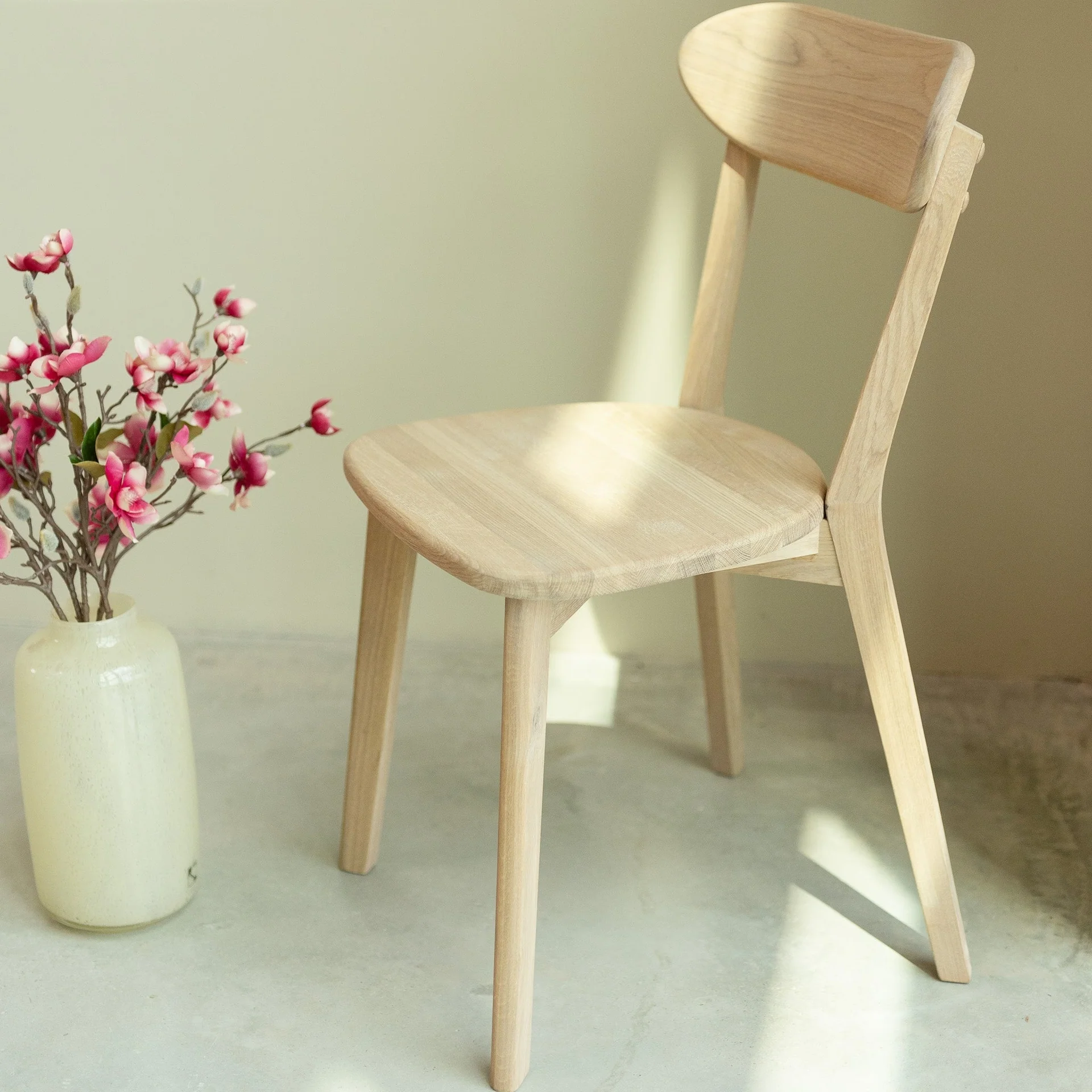 Pack de 2 o 4 Sillas de Comedor de Madera Maciza de Roble Isku | NordicStory - Image 20