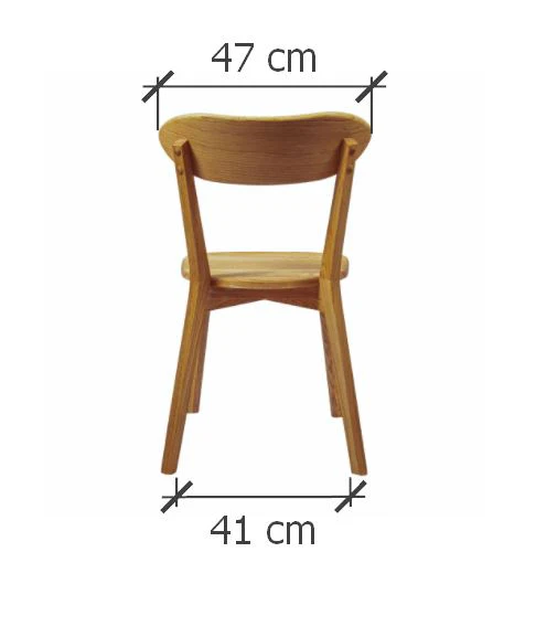 Pack de 2 o 4 Sillas de Comedor de Madera Maciza de Roble Isku | NordicStory - Image 21