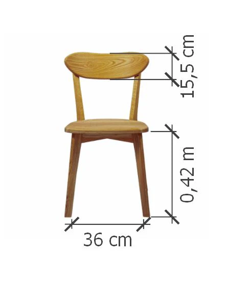 Pack de 2 o 4 Sillas de Comedor de Madera Maciza de Roble Isku | NordicStory - Image 22