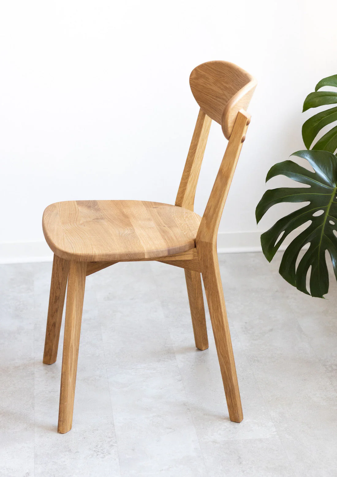 Pack de 2 o 4 Sillas de Comedor de Madera Maciza de Roble Isku | NordicStory - Image 3