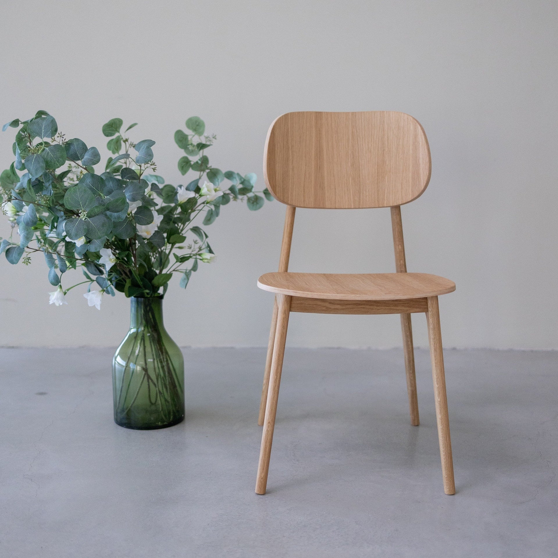 Pack de 2 o 4 Sillas de Comedor Varde, Estructura de Madera Maciza de Roble | NordicStory - Image 6