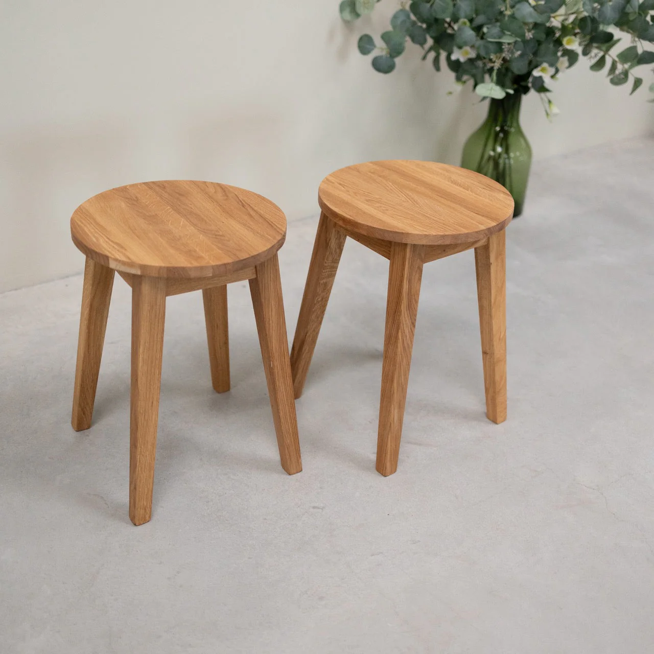 Pack de 2 o 4 Taburetes de Comedor de Madera Maciza de Roble Diana | NordicStory - Image 5