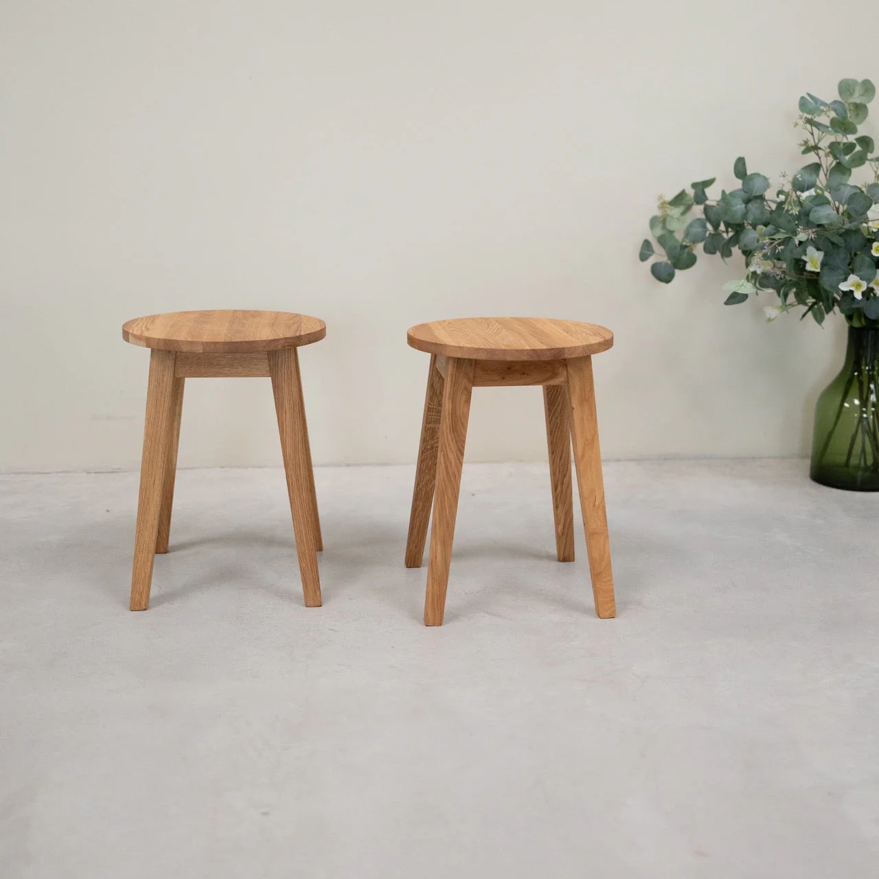 Pack de 2 o 4 Taburetes de Comedor de Madera Maciza de Roble Diana | NordicStory - Image 7