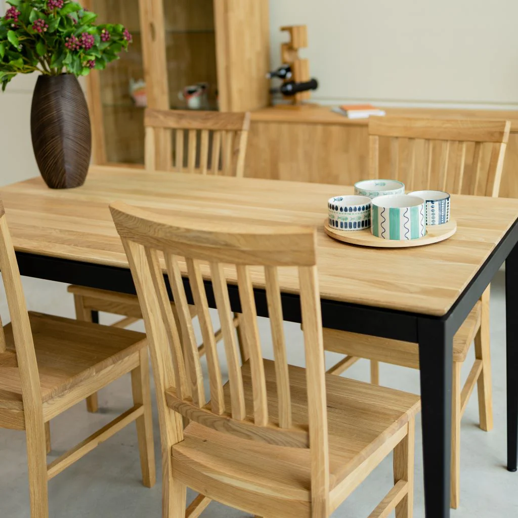 Pack de 2 o 4 Sillas de Comedor de Madera Maciza de Roble Provance | NordicStory - Image 10