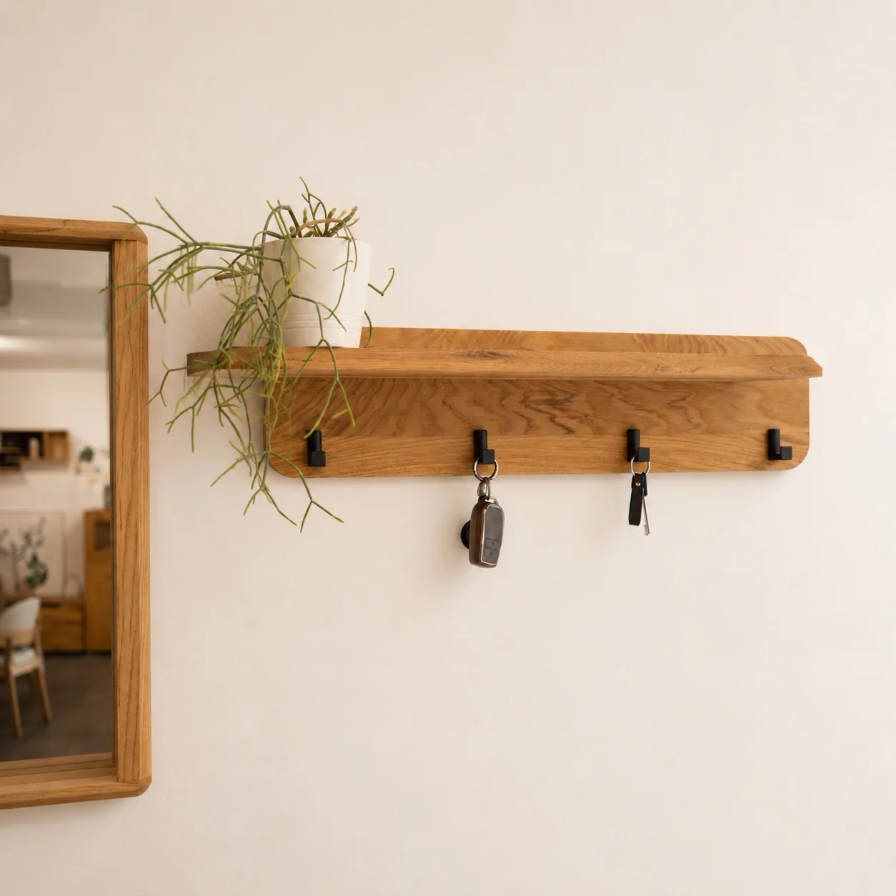 Perchero de madera maciza roble Geneva | NordicStory - Image 3