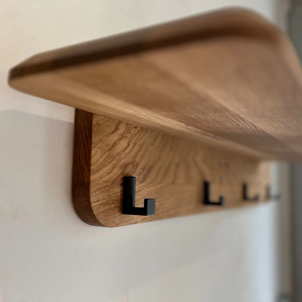 Perchero de madera maciza roble Geneva | NordicStory - Image 7