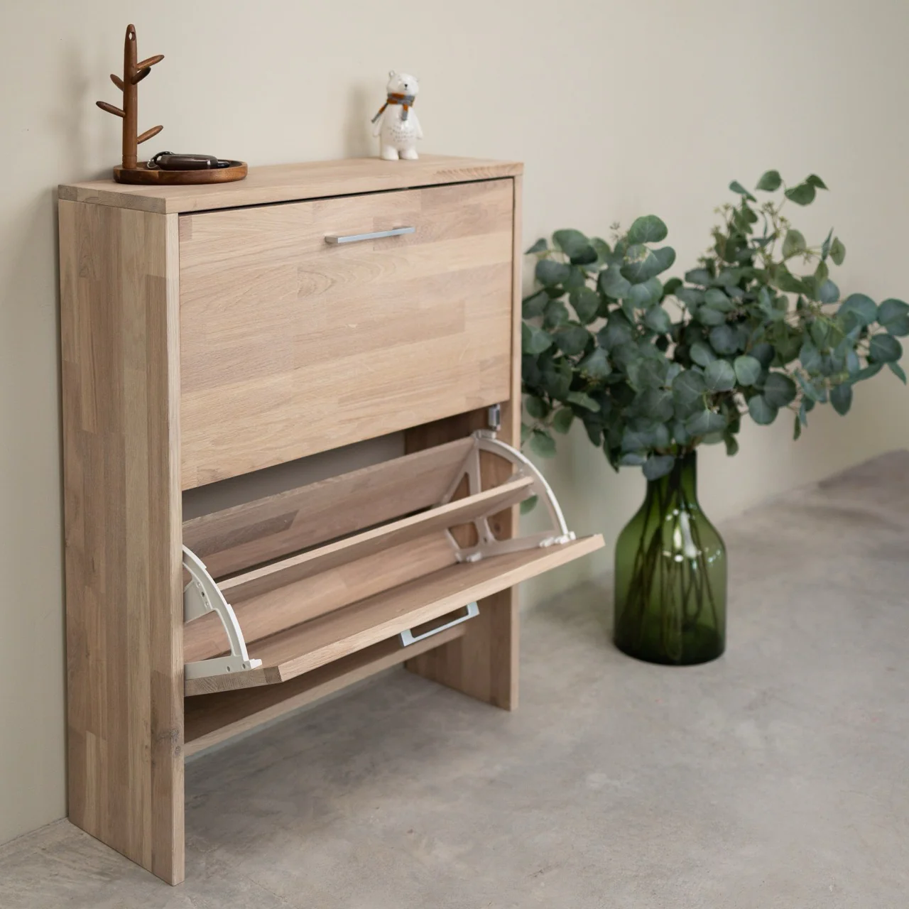 Zapatero de madera maciza de roble Arizona | NordicStory - Image 10