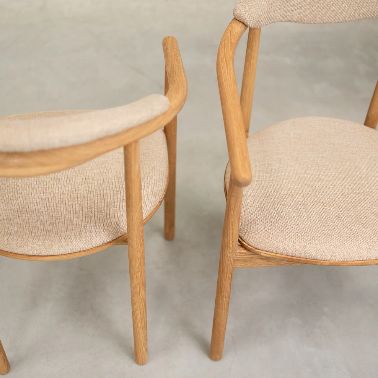 Pack de 2 o 4 Sillas de Comedor Lord, Estructura de Madera Maciza de Roble | NordicStory - Image 14
