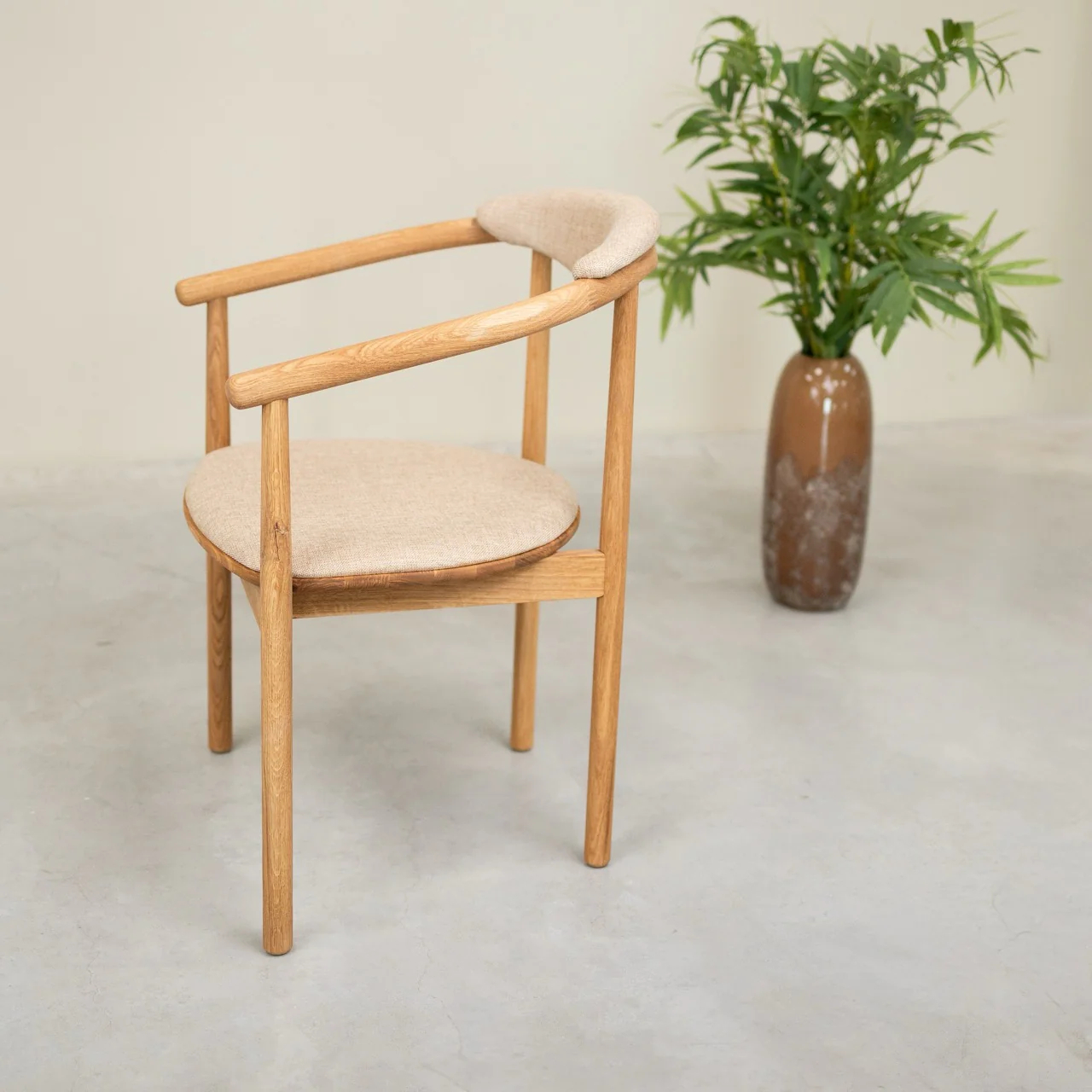 Pack de 2 o 4 Sillas de Comedor Lord, Estructura de Madera Maciza de Roble | NordicStory - Image 4