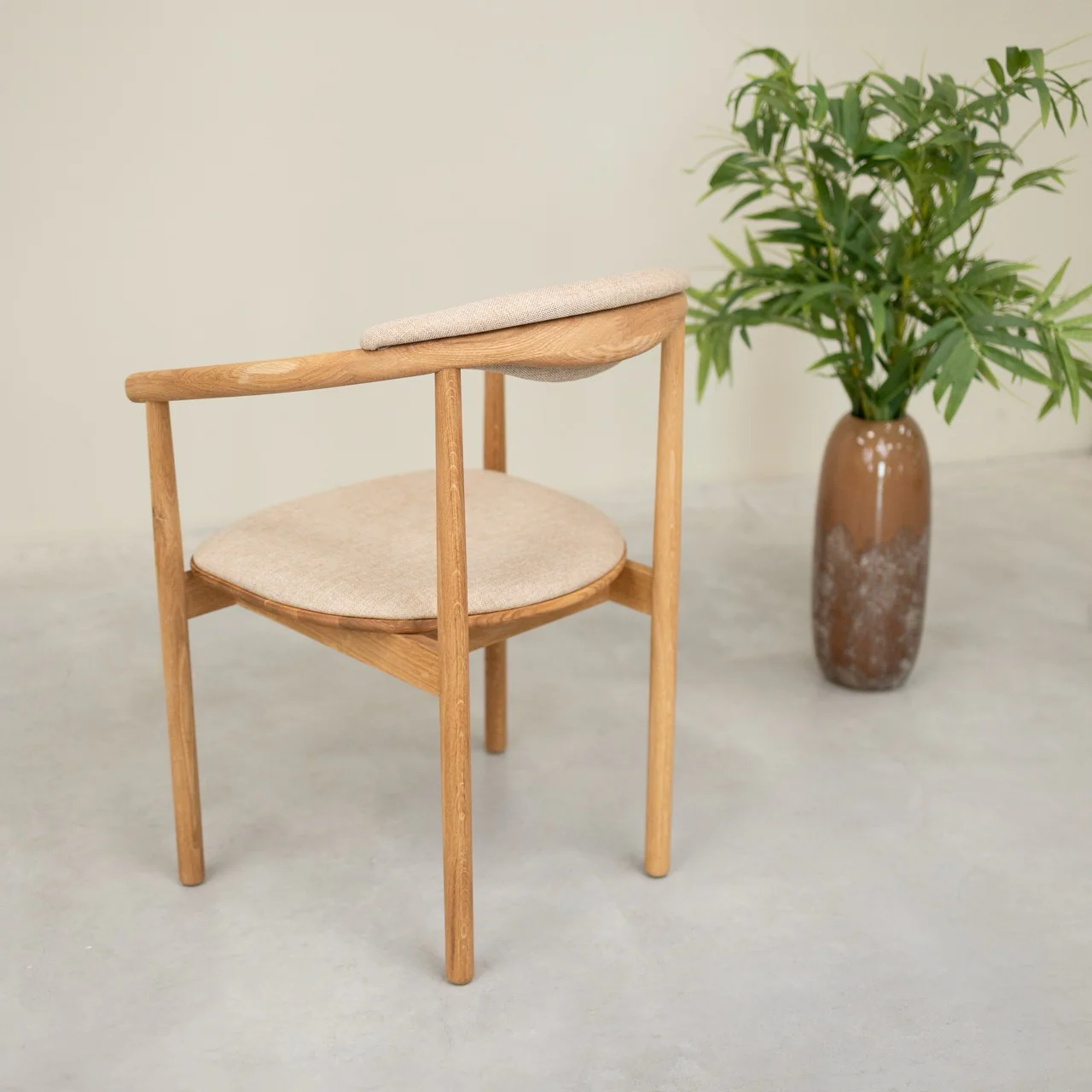 Pack de 2 o 4 Sillas de Comedor Lord, Estructura de Madera Maciza de Roble | NordicStory - Image 5