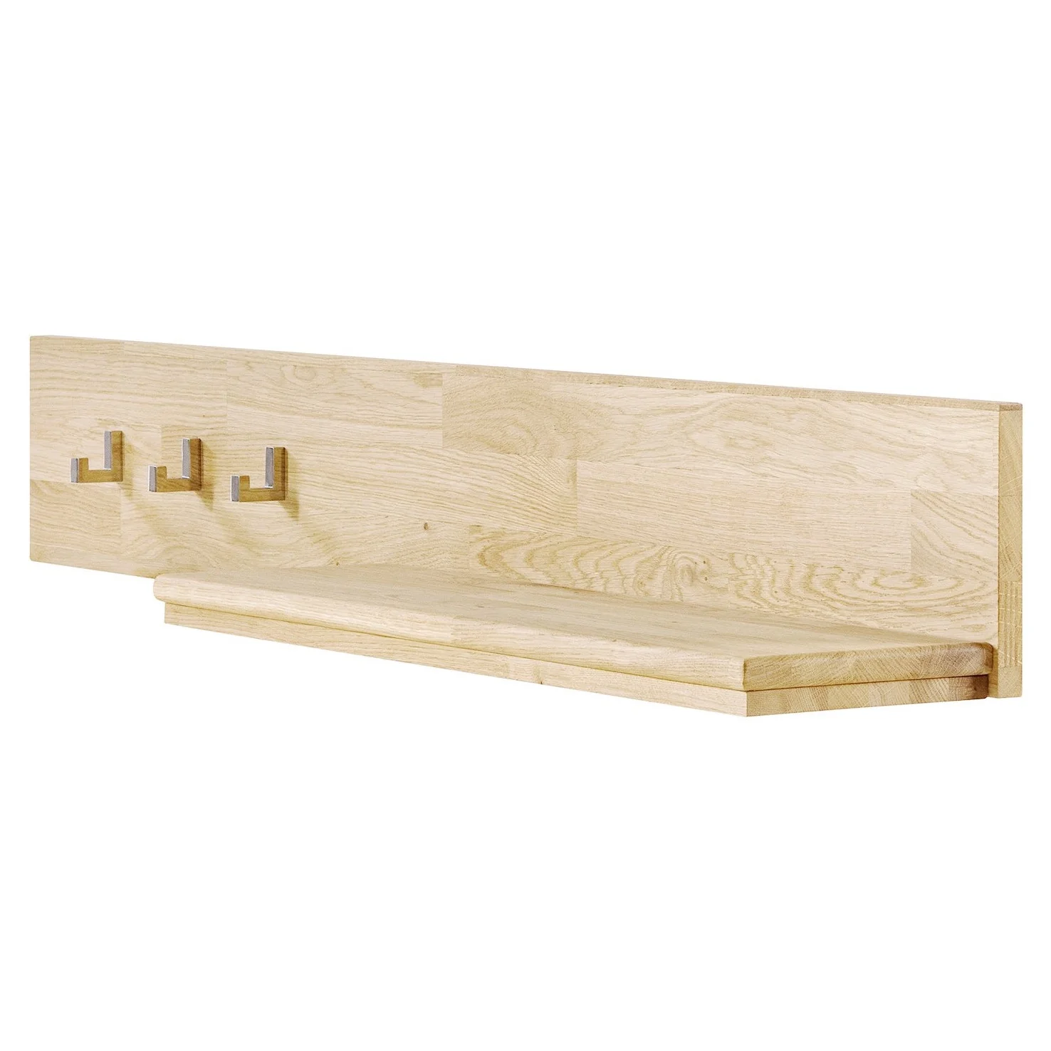 Perchero de pared de madera maciza de roble Arizona | NordicStory - Image 3