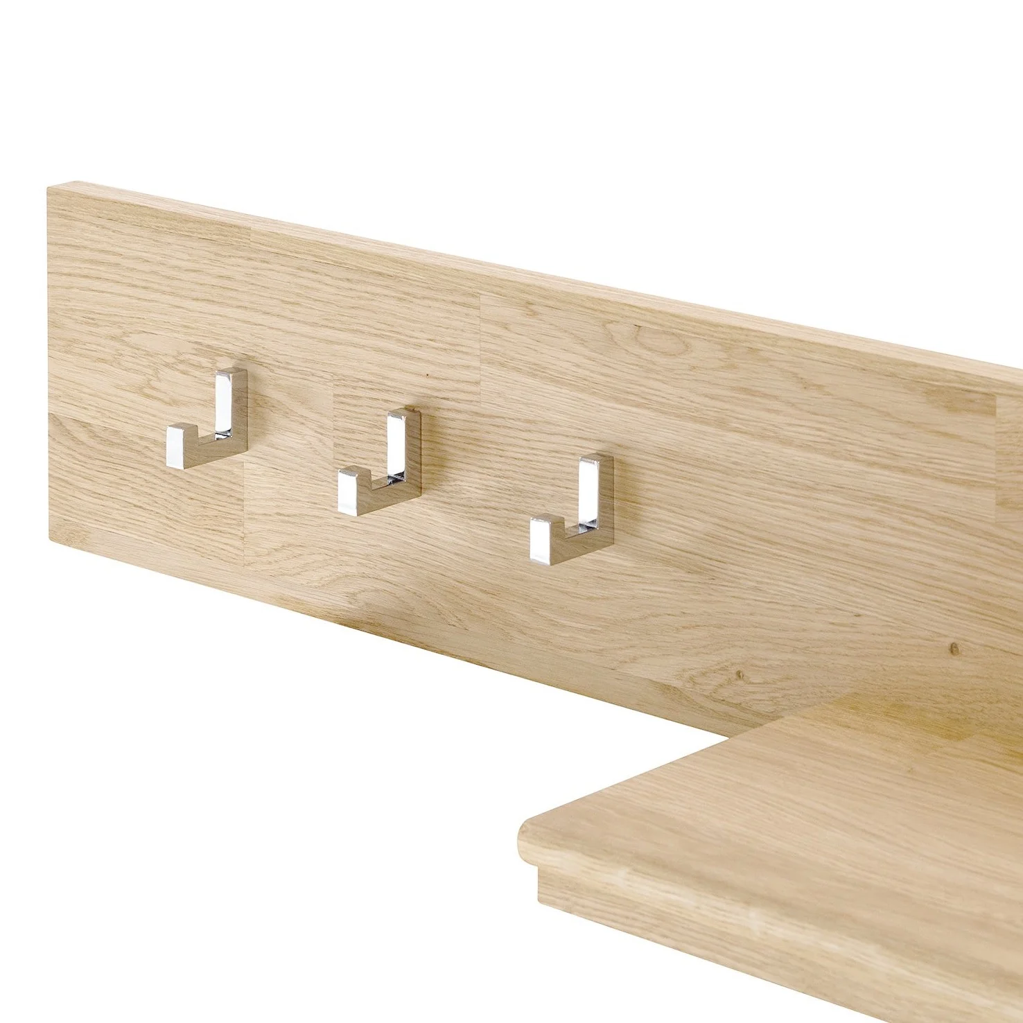 Perchero de pared de madera maciza de roble Arizona | NordicStory - Image 5
