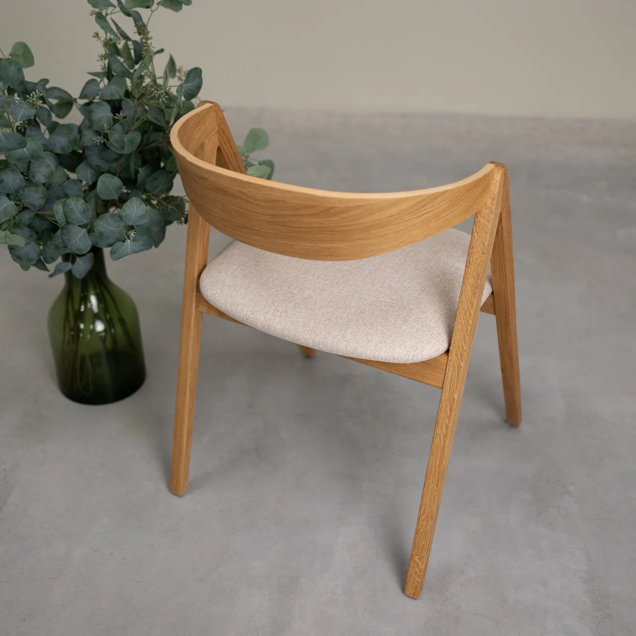 Pack de 2 o 4 Sillas de Comedor de Madera Maciza de Roble Oscar, tapizado | NordicStory - Image 16