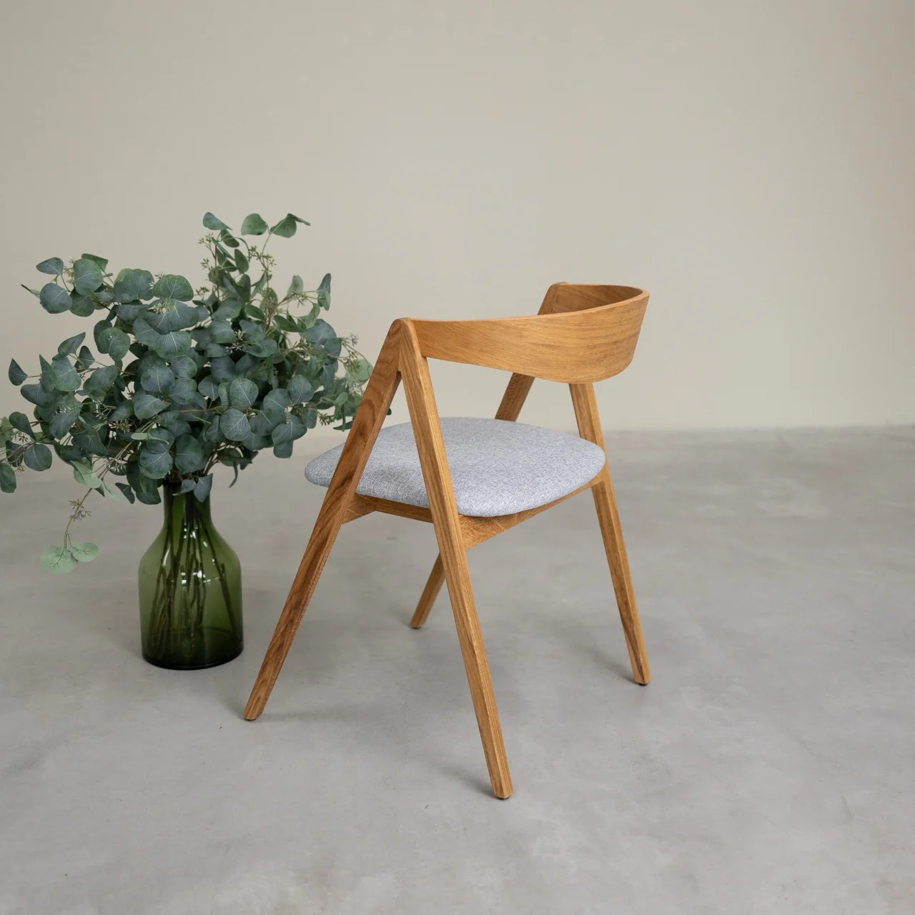 Pack de 2 o 4 Sillas de Comedor de Madera Maciza de Roble Oscar, tapizado | NordicStory - Image 18