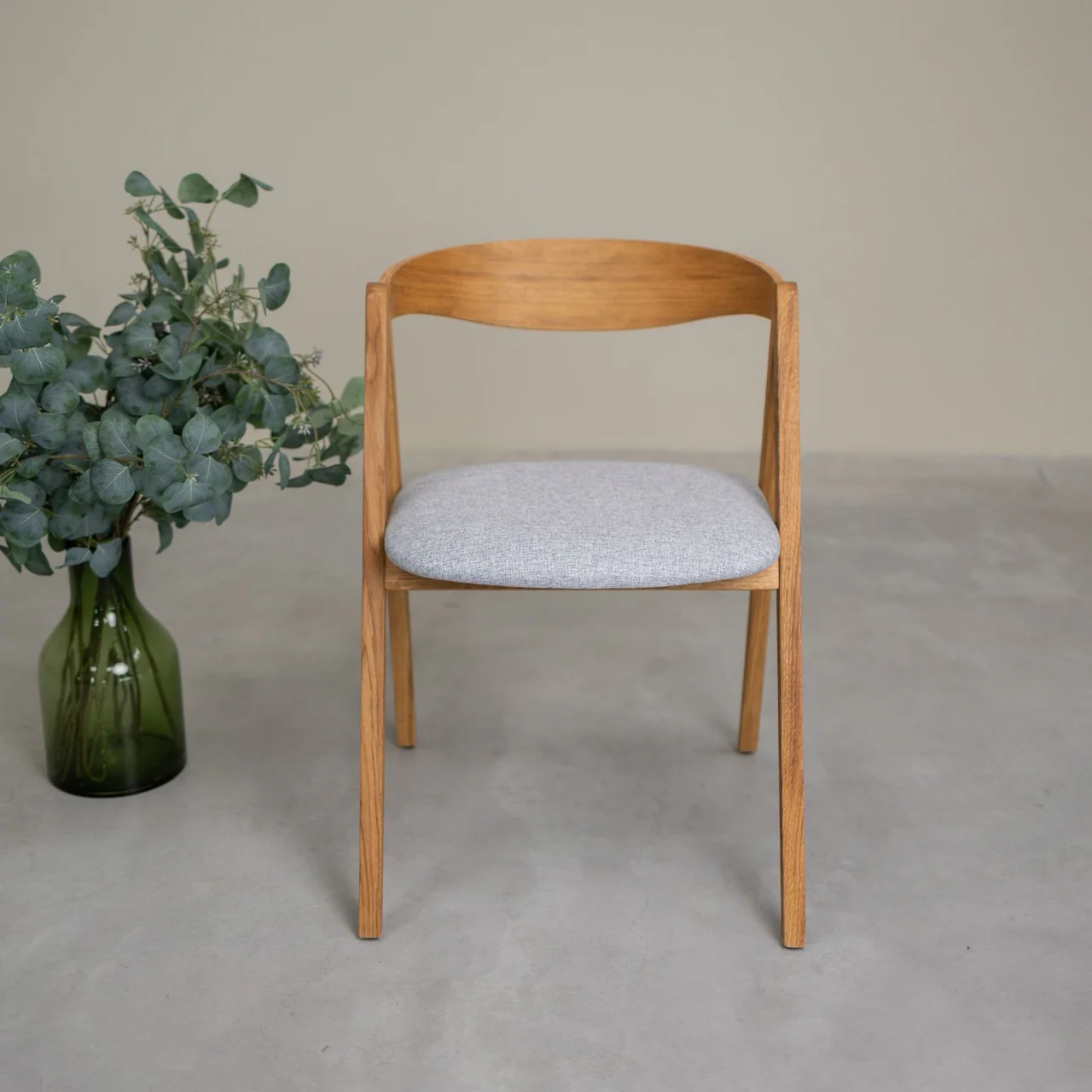 Pack de 2 o 4 Sillas de Comedor de Madera Maciza de Roble Oscar, tapizado | NordicStory - Image 20