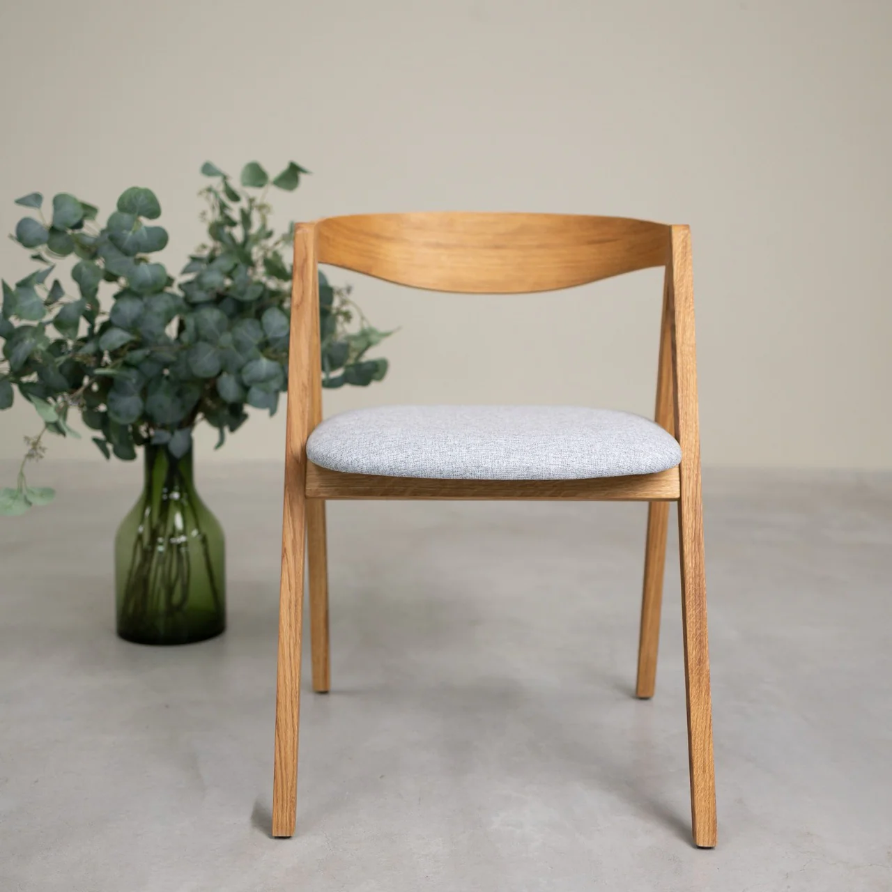 Pack de 2 o 4 Sillas de Comedor de Madera Maciza de Roble Oscar, tapizado | NordicStory - Image 21