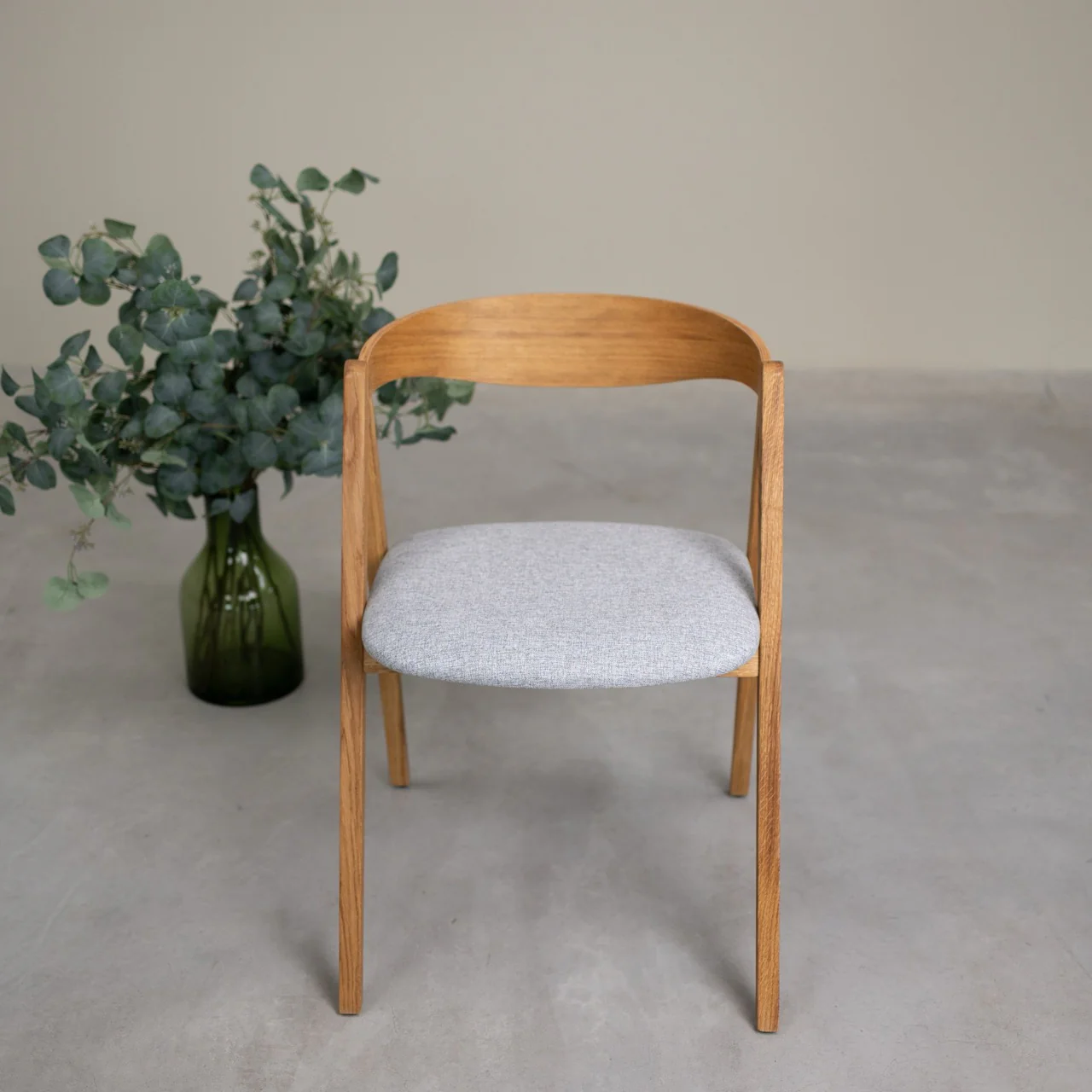 Pack de 2 o 4 Sillas de Comedor de Madera Maciza de Roble Oscar, tapizado | NordicStory - Image 23