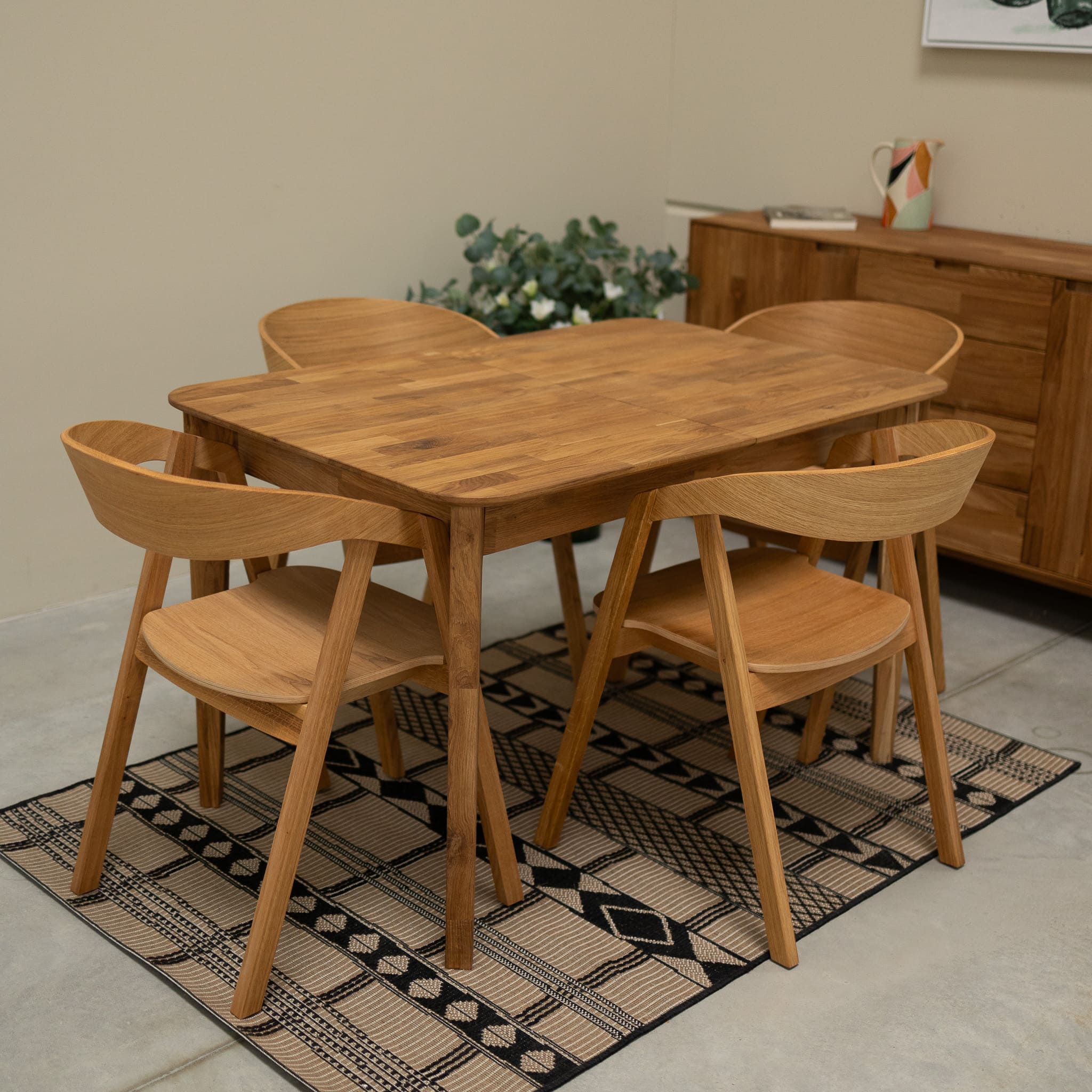 Pack de 2 o 4 Sillas de Comedor de Madera Maciza de Roble Knut | NordicStory - Image 3