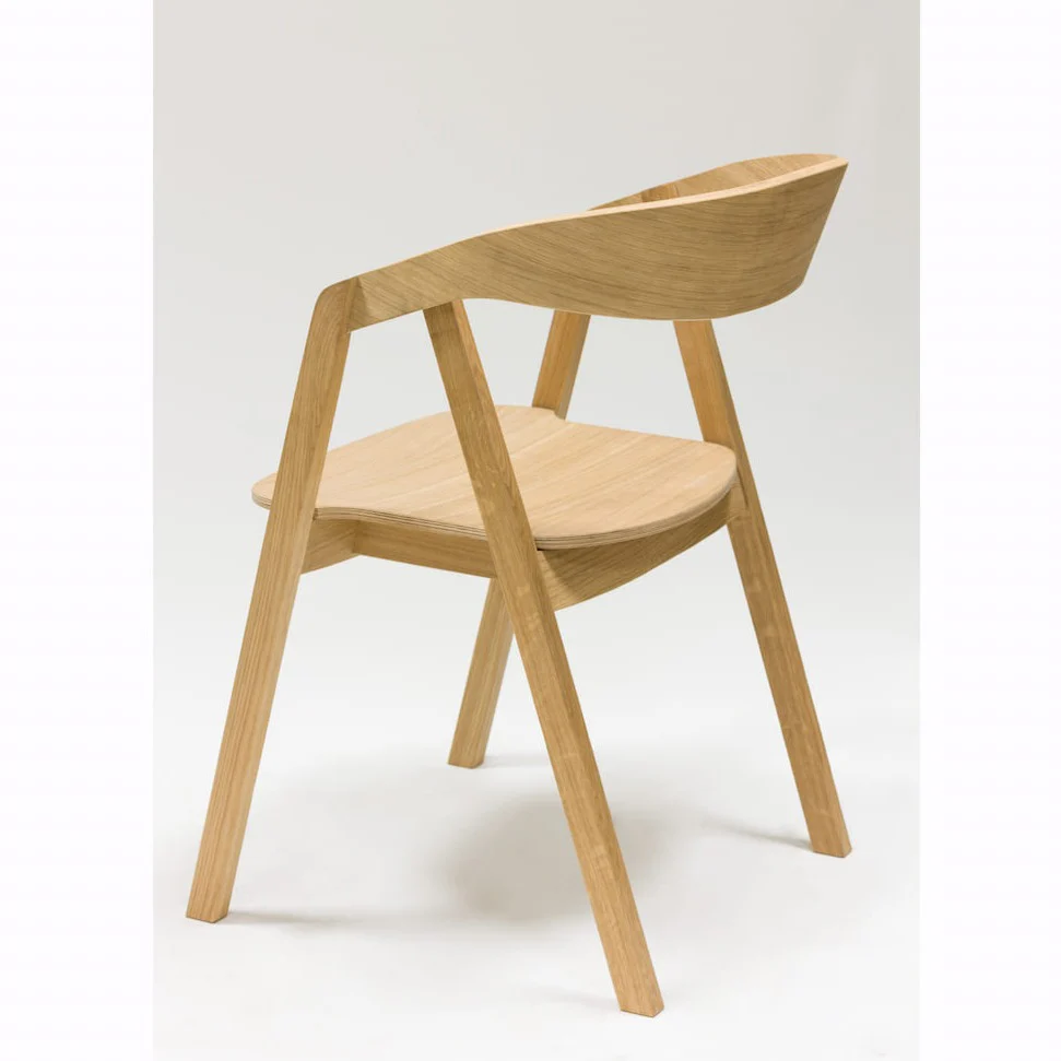 Pack de 2 o 4 Sillas de Comedor de Madera Maciza de Roble Knut | NordicStory - Image 4