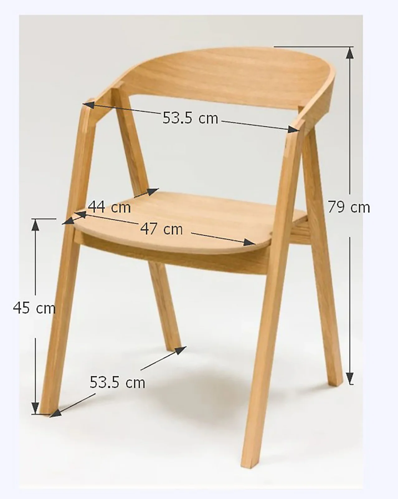 Pack de 2 o 4 Sillas de Comedor de Madera Maciza de Roble Knut | NordicStory - Image 9