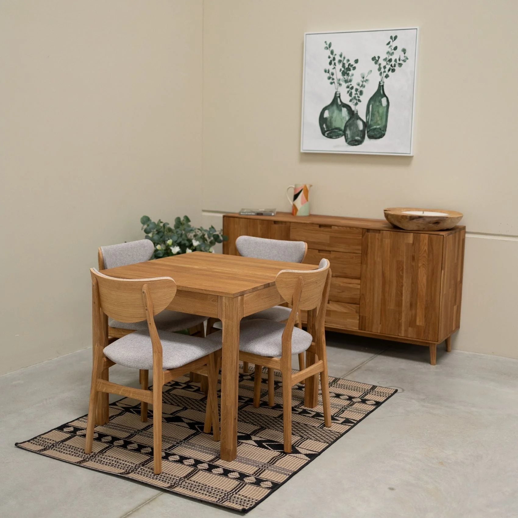 Pack de 2 o 4 Sillas de Comedor de Madera Maciza de Roble Maxwell, tapizado | NordicStory - Image 14