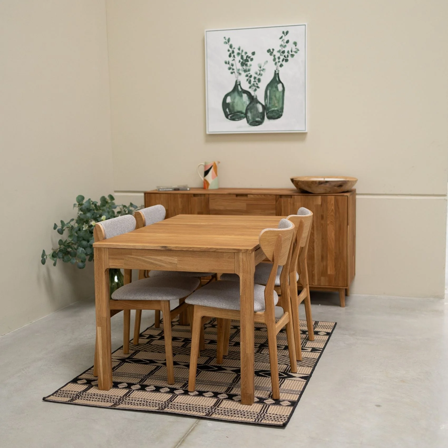 Pack de 2 o 4 Sillas de Comedor de Madera Maciza de Roble Maxwell, tapizado | NordicStory - Image 7
