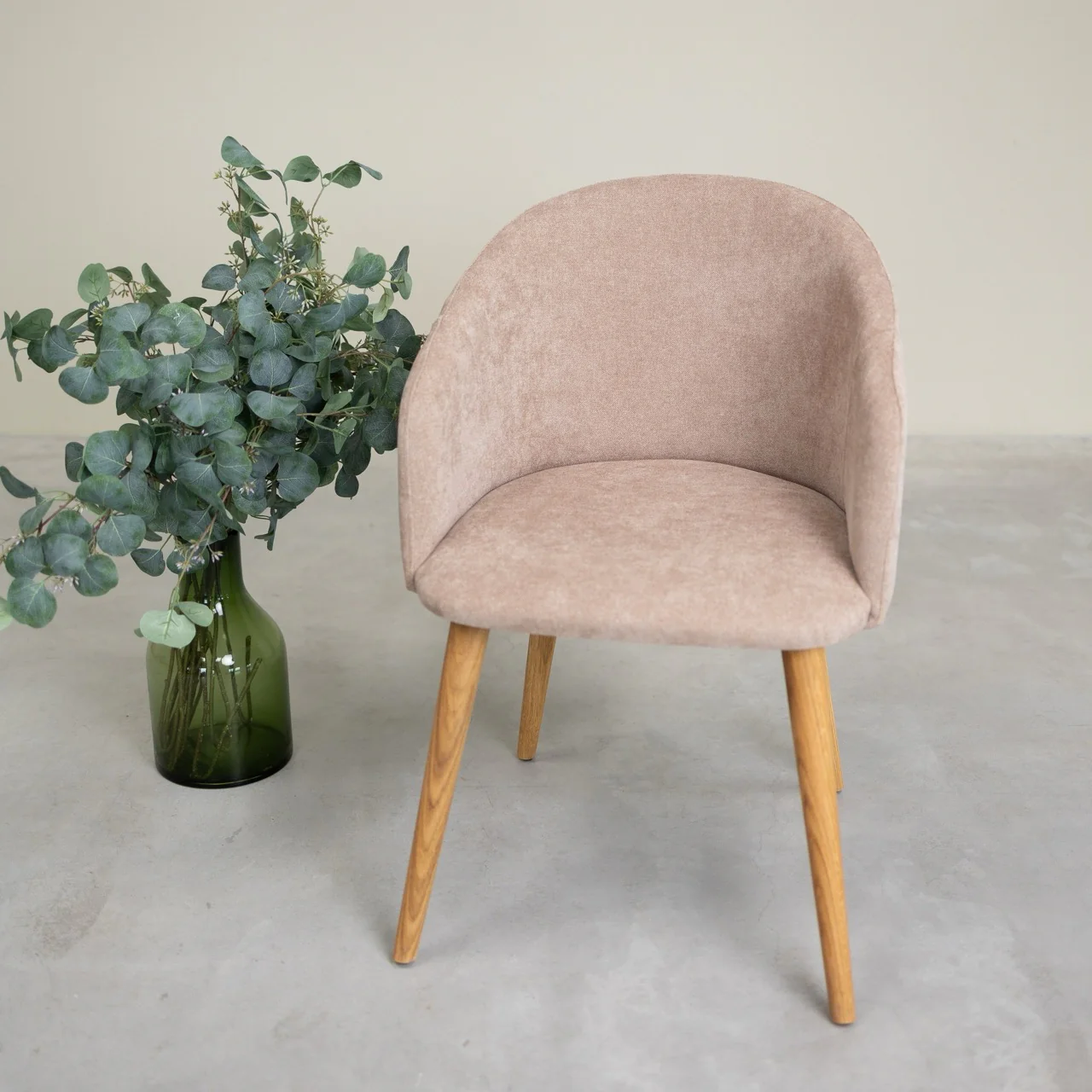 Sillón de roble macizo Ana com tapizado | NordicStory - Image 10