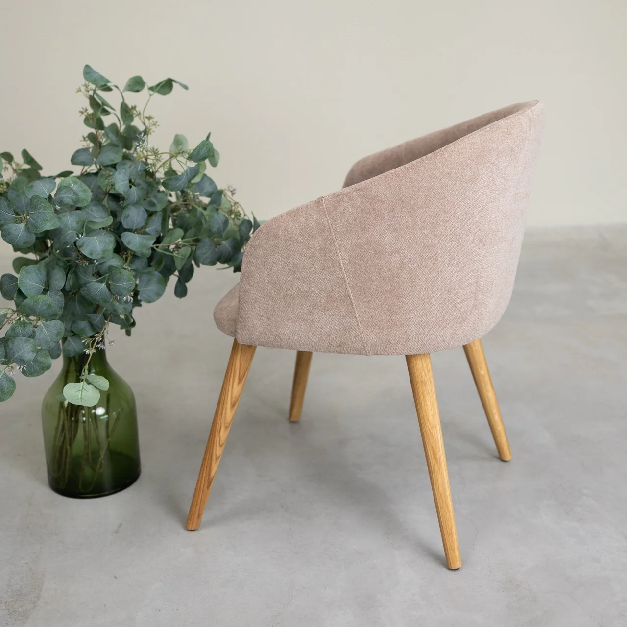 Sillón de roble macizo Ana com tapizado | NordicStory - Image 11
