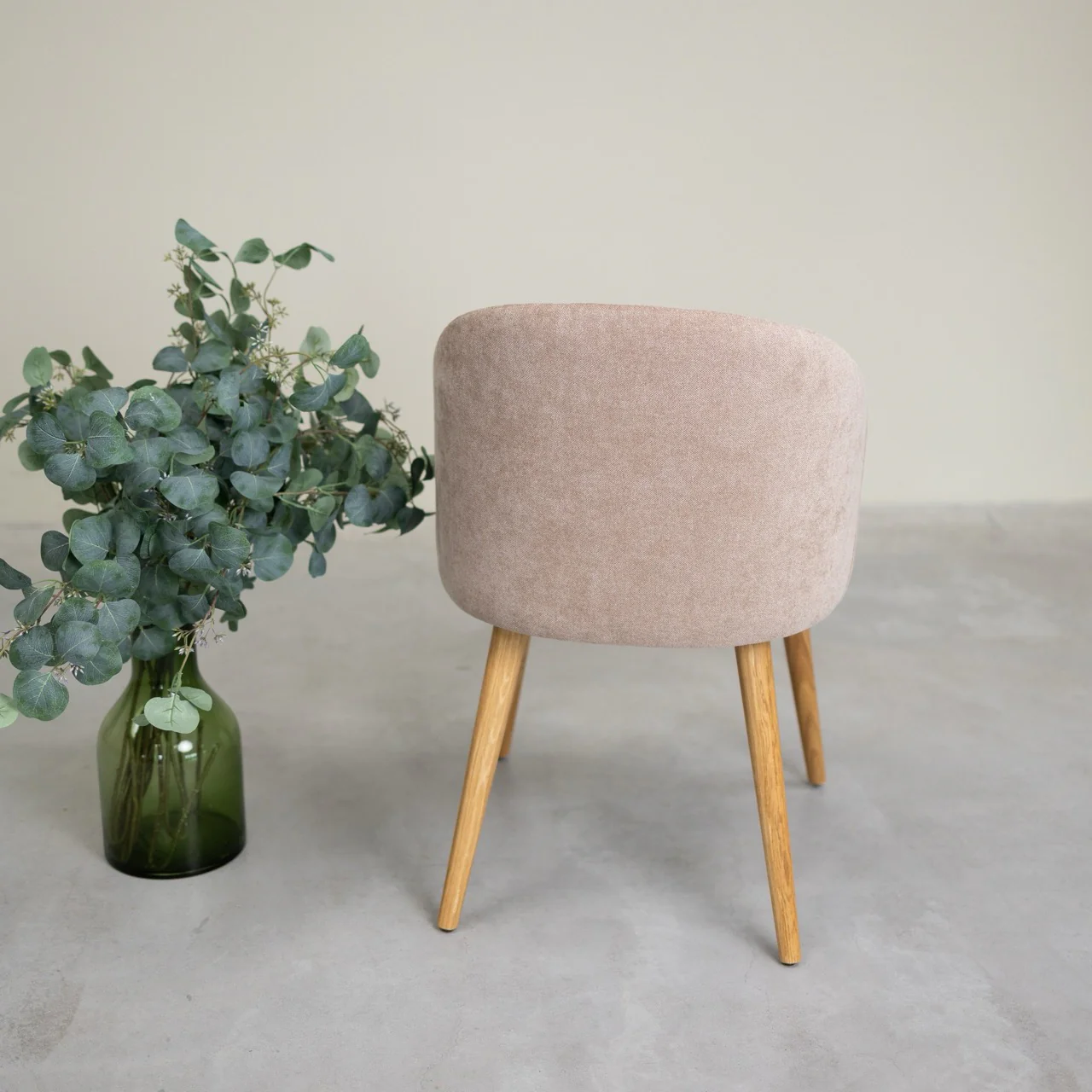 Sillón de roble macizo Ana com tapizado | NordicStory - Image 12