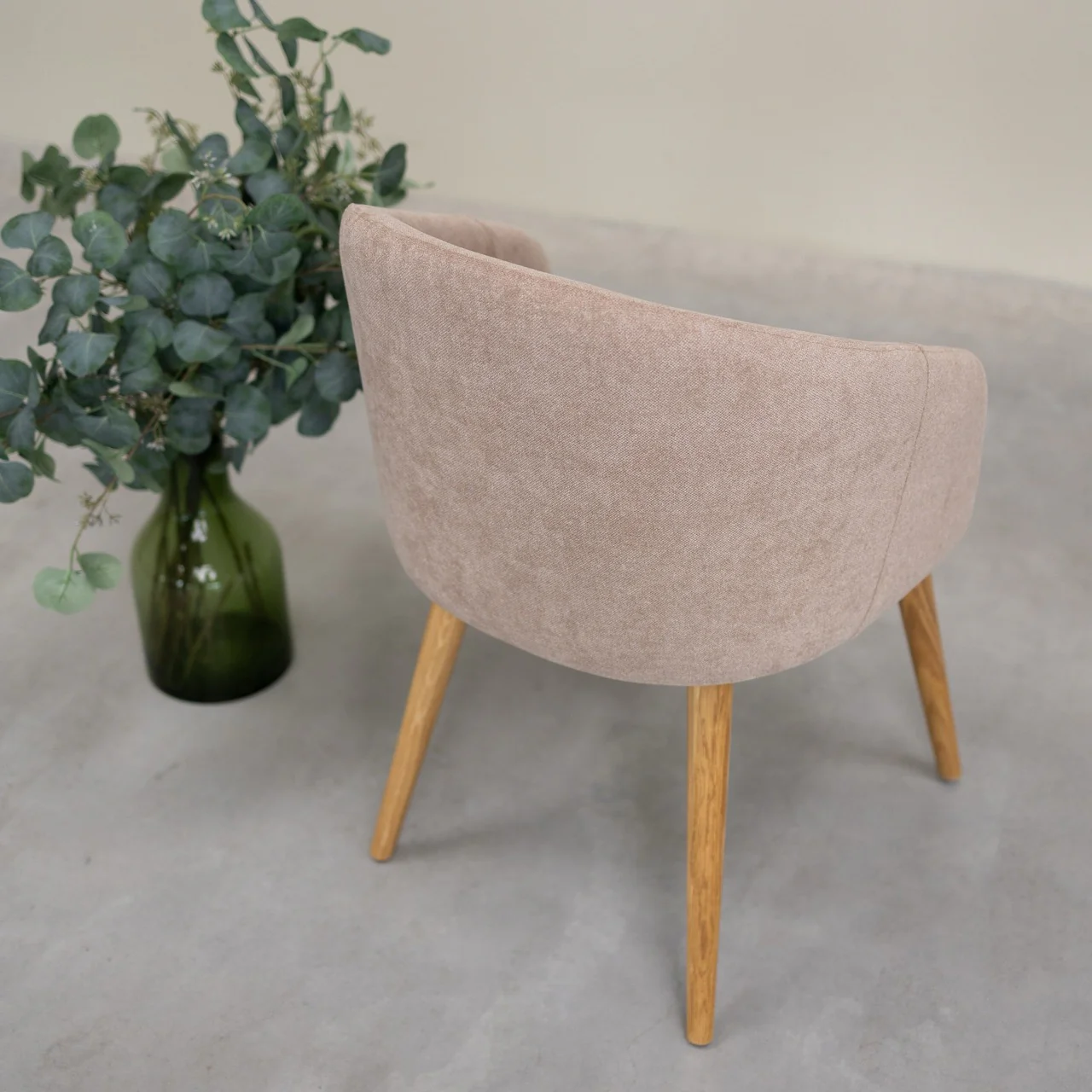 Sillón de roble macizo Ana com tapizado | NordicStory - Image 13