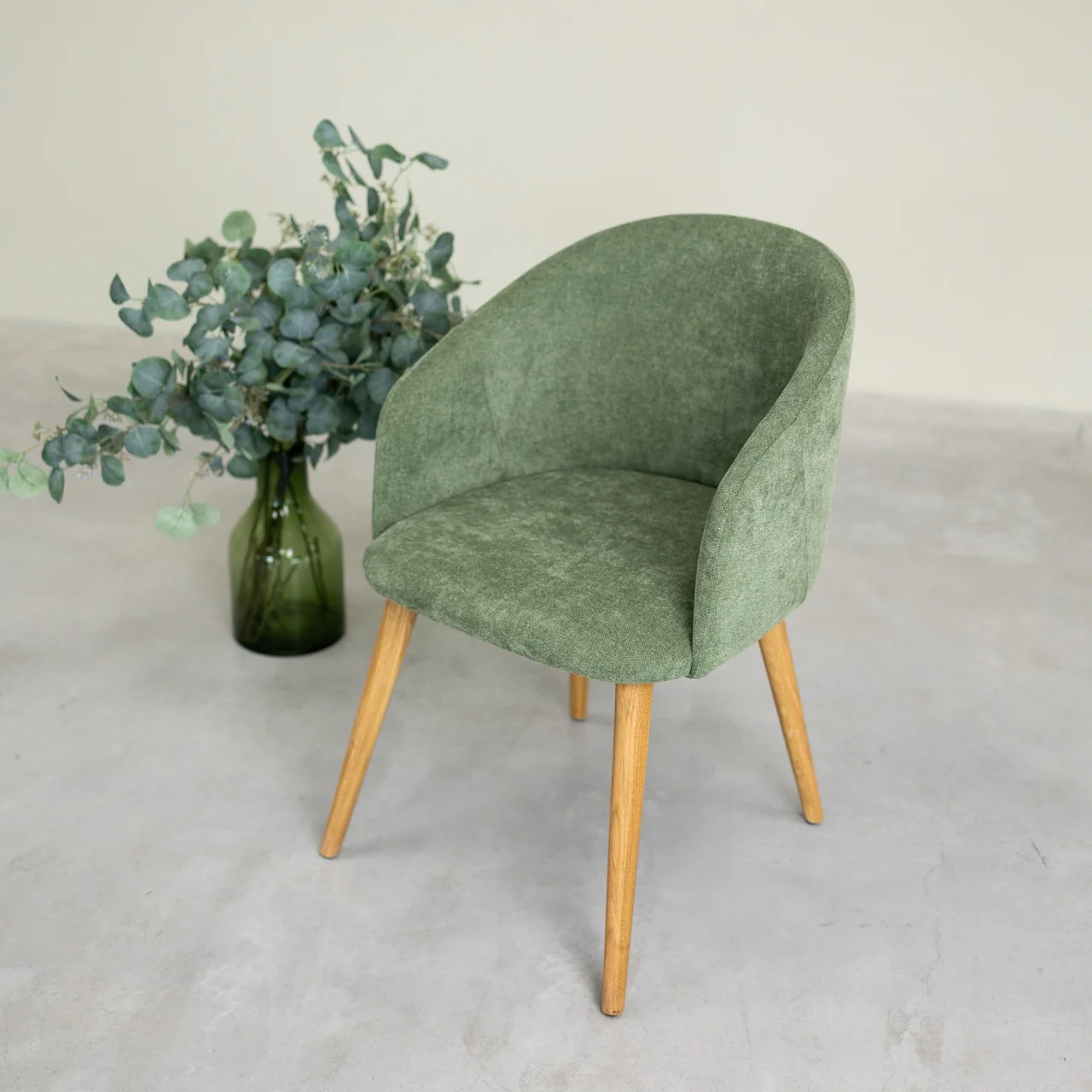 Sillón de roble macizo Ana com tapizado | NordicStory - Image 16