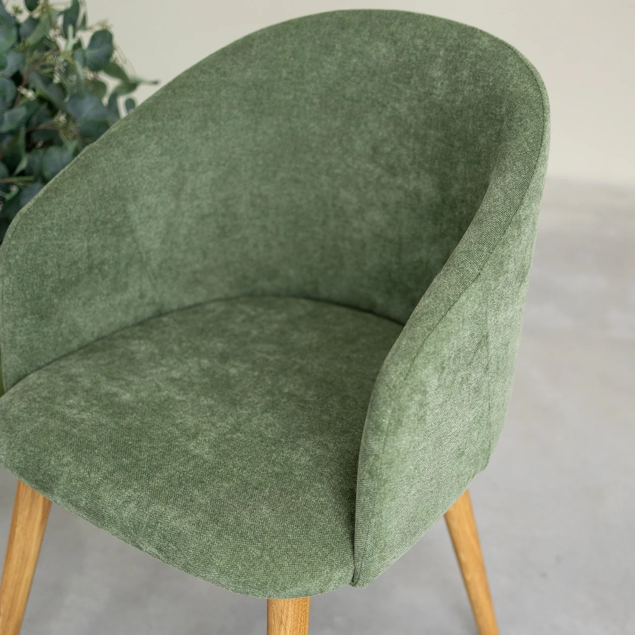 Sillón de roble macizo Ana com tapizado | NordicStory - Image 17