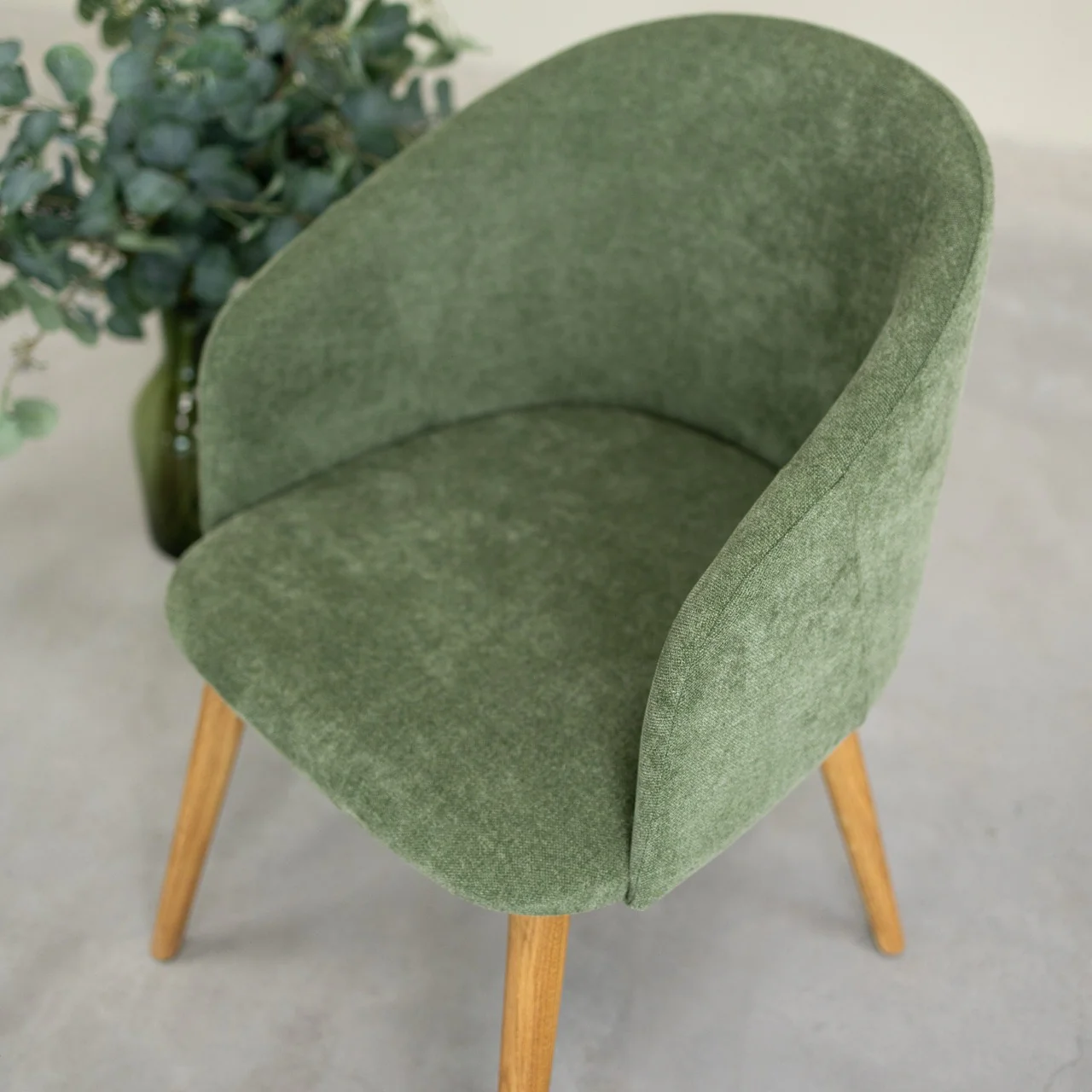 Sillón de roble macizo Ana com tapizado | NordicStory - Image 18