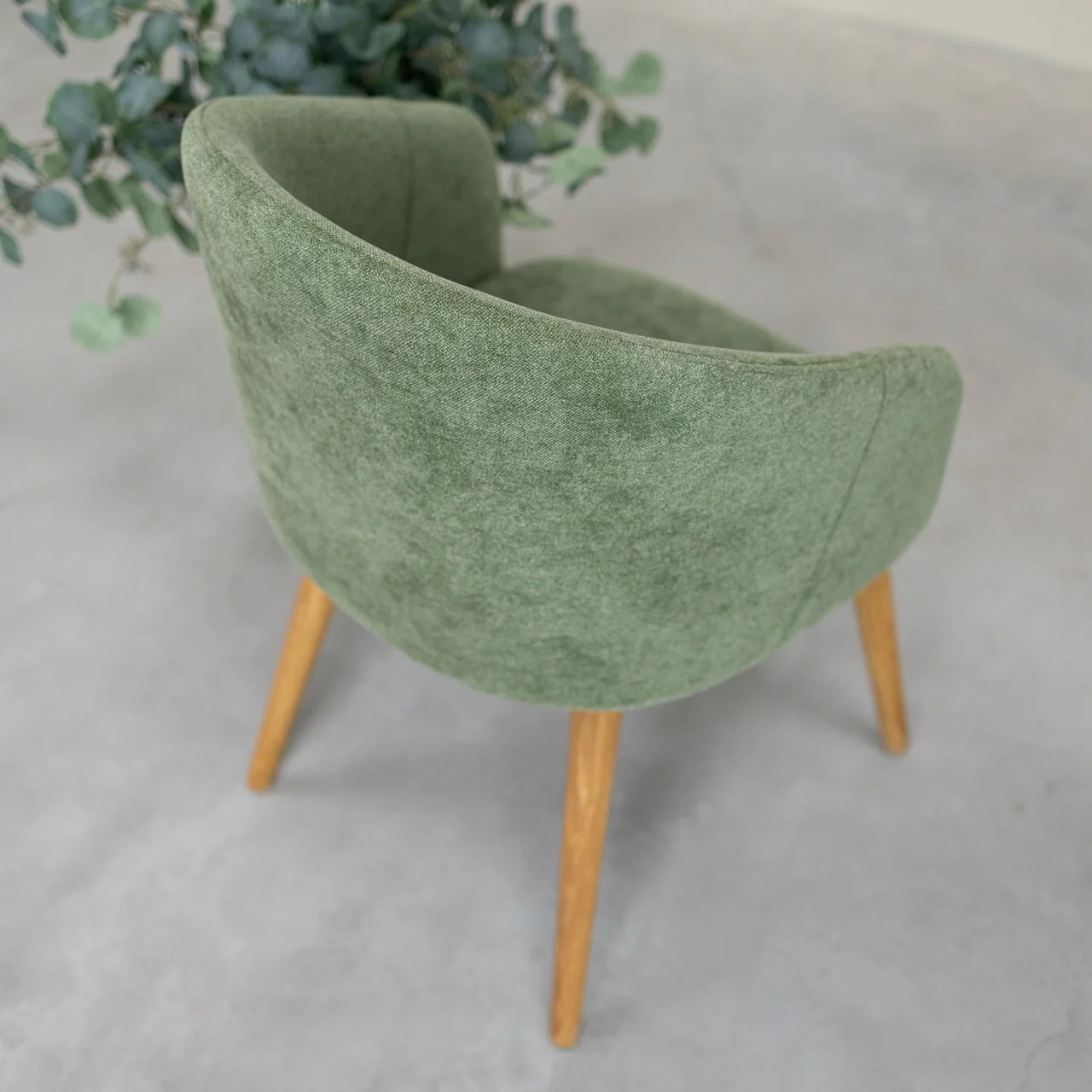 Sillón de roble macizo Ana com tapizado | NordicStory - Image 22