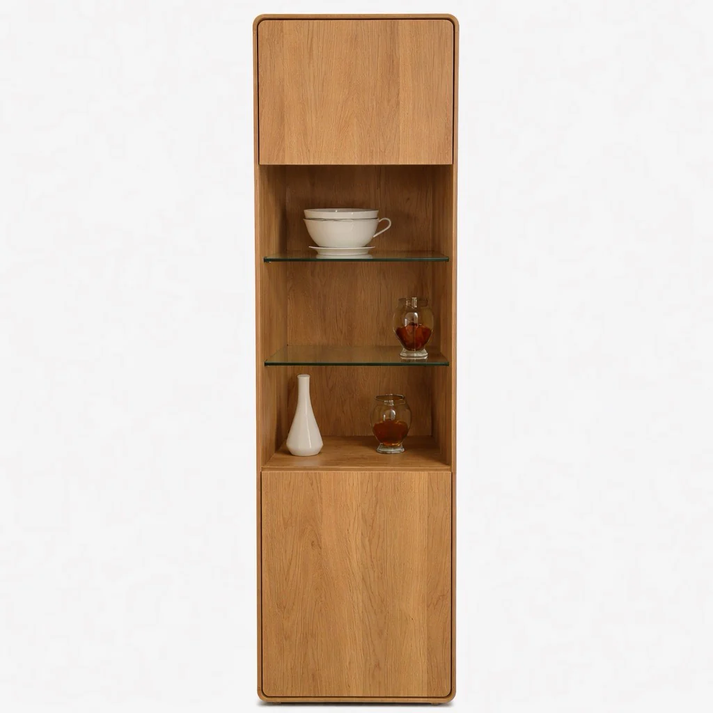 Vitrina de madera maciza roble Geneva 26 | NordicStory - Image 4